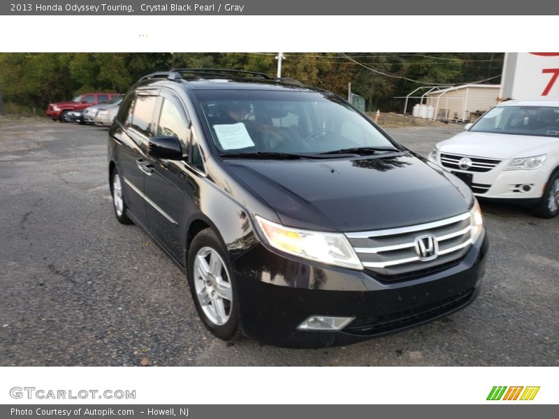 Crystal Black Pearl / Gray 2013 Honda Odyssey Touring
