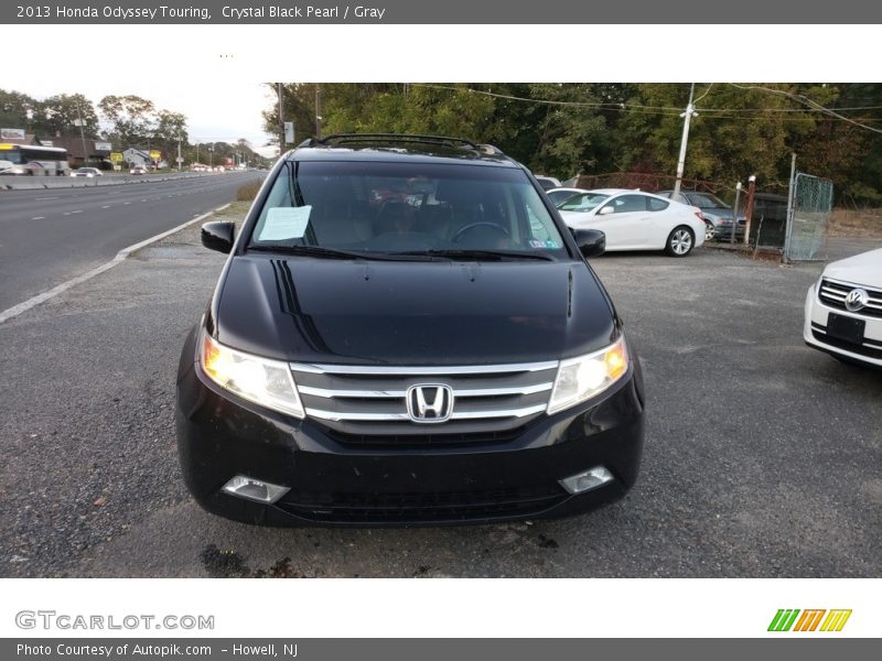 Crystal Black Pearl / Gray 2013 Honda Odyssey Touring