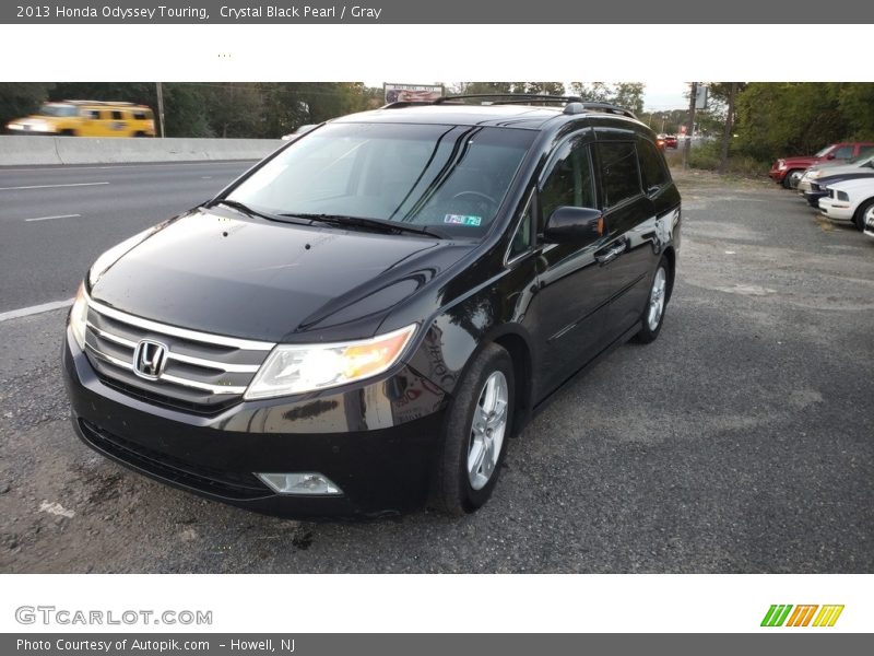 Crystal Black Pearl / Gray 2013 Honda Odyssey Touring