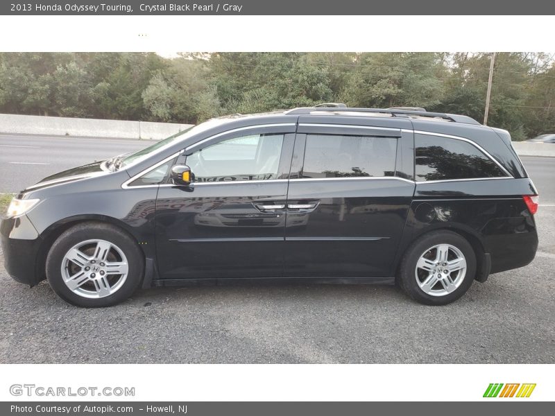 Crystal Black Pearl / Gray 2013 Honda Odyssey Touring