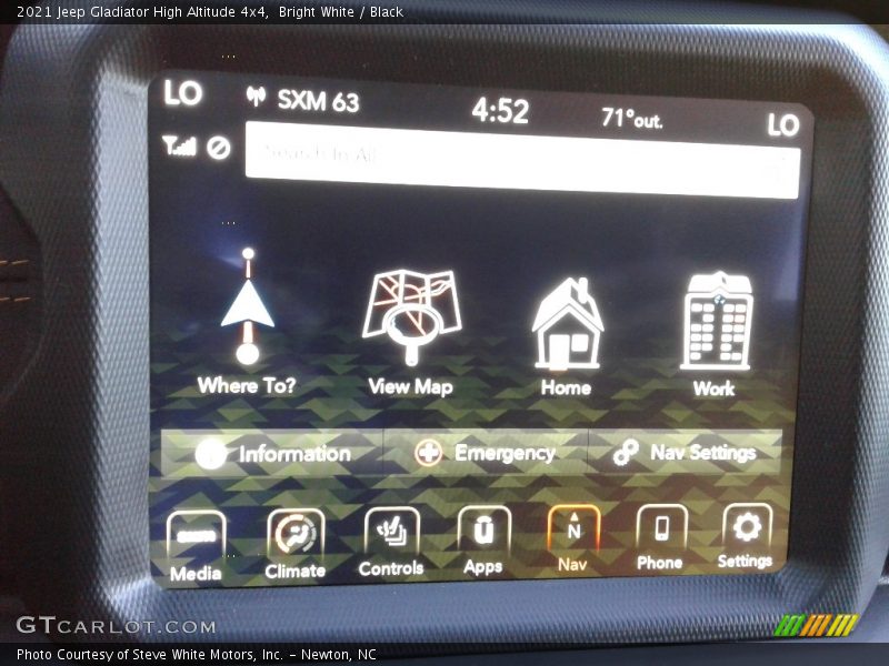 Bright White / Black 2021 Jeep Gladiator High Altitude 4x4