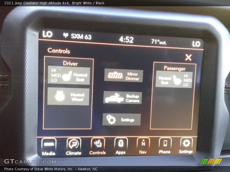 Bright White / Black 2021 Jeep Gladiator High Altitude 4x4