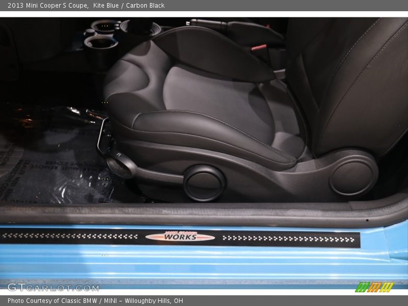Kite Blue / Carbon Black 2013 Mini Cooper S Coupe