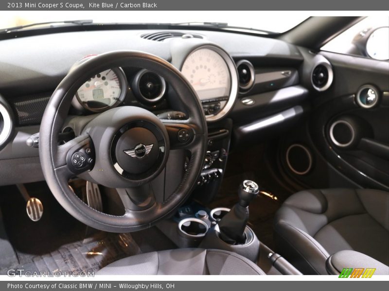 Kite Blue / Carbon Black 2013 Mini Cooper S Coupe