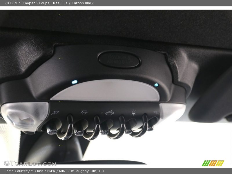 Kite Blue / Carbon Black 2013 Mini Cooper S Coupe