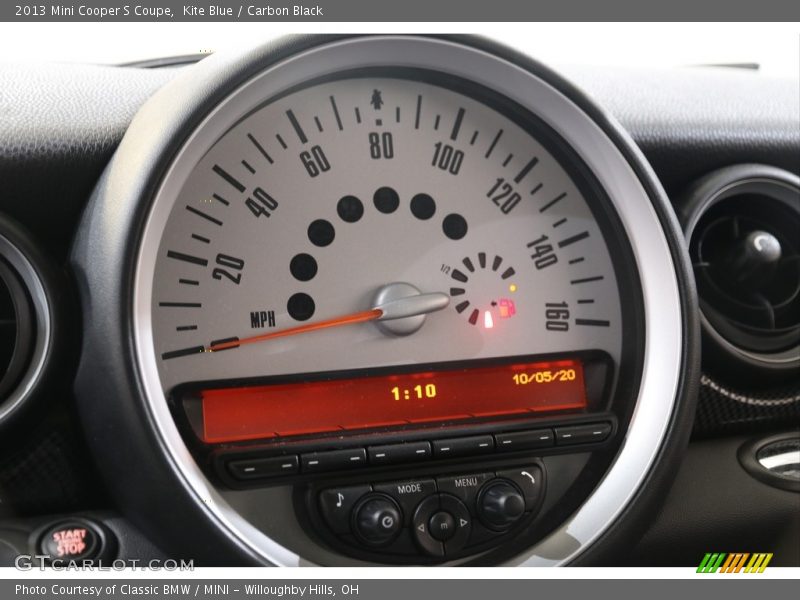 Kite Blue / Carbon Black 2013 Mini Cooper S Coupe