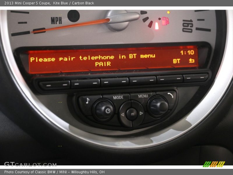 Kite Blue / Carbon Black 2013 Mini Cooper S Coupe