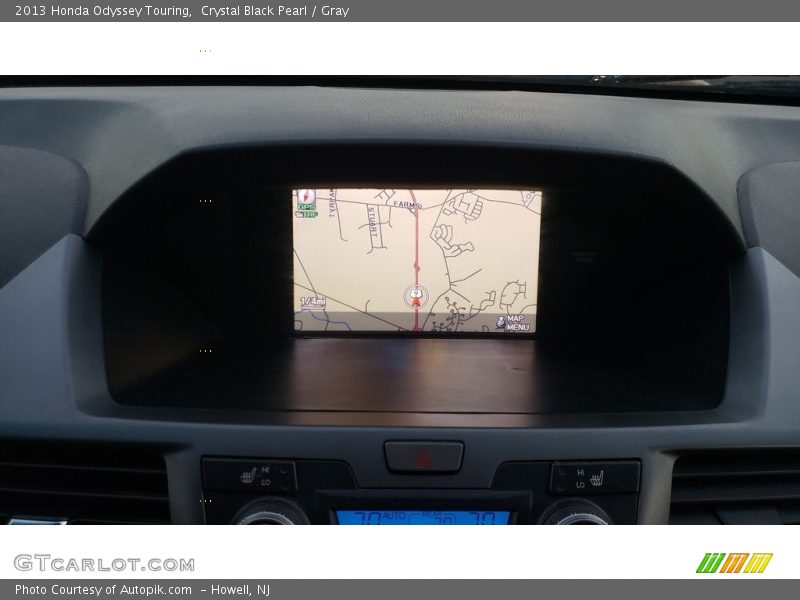 Crystal Black Pearl / Gray 2013 Honda Odyssey Touring