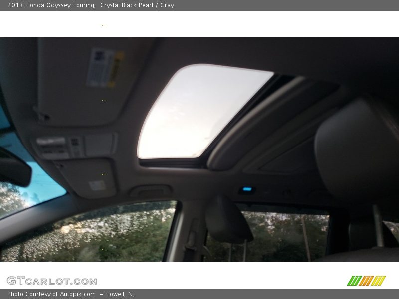 Crystal Black Pearl / Gray 2013 Honda Odyssey Touring