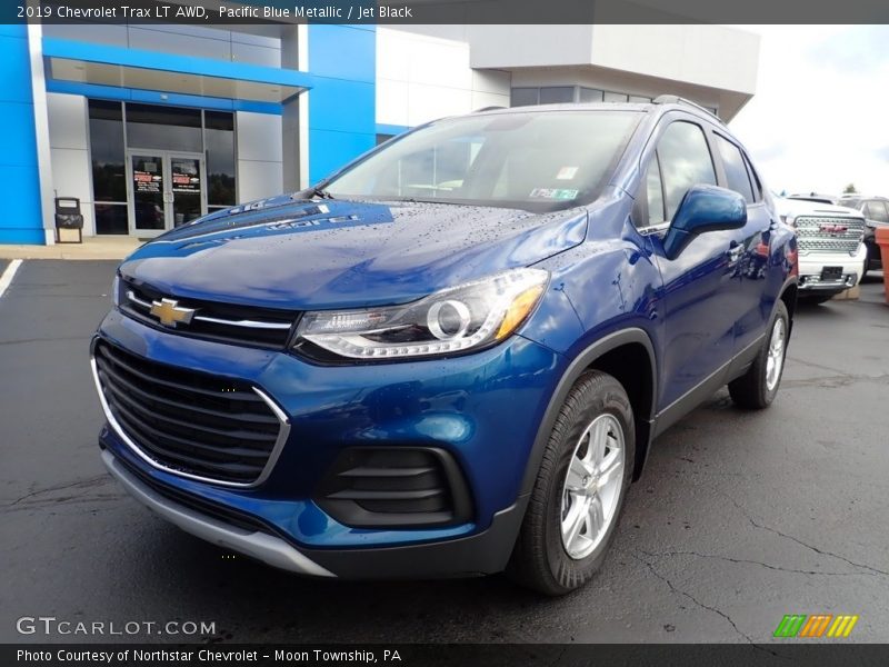 Pacific Blue Metallic / Jet Black 2019 Chevrolet Trax LT AWD