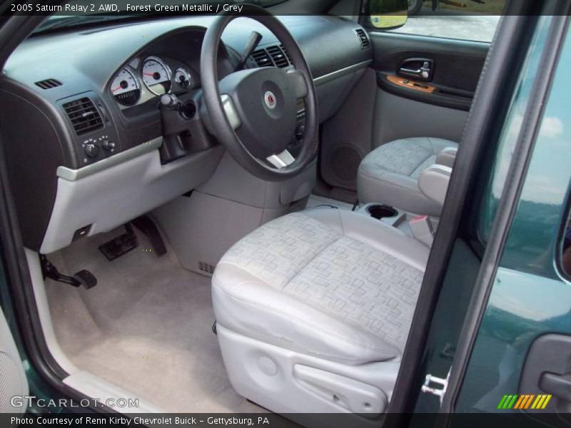 Forest Green Metallic / Grey 2005 Saturn Relay 2 AWD
