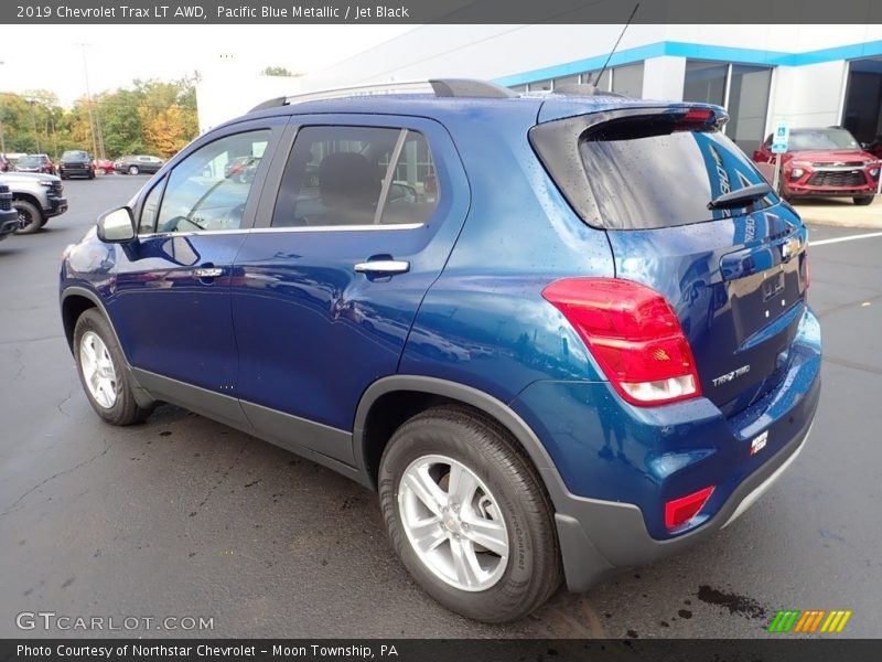 Pacific Blue Metallic / Jet Black 2019 Chevrolet Trax LT AWD