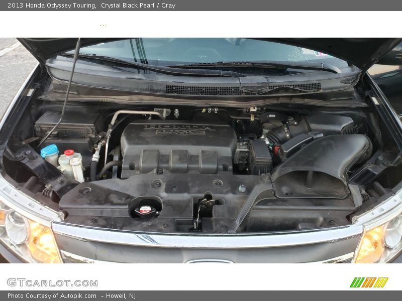 Crystal Black Pearl / Gray 2013 Honda Odyssey Touring