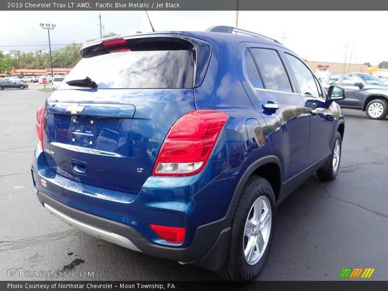 Pacific Blue Metallic / Jet Black 2019 Chevrolet Trax LT AWD