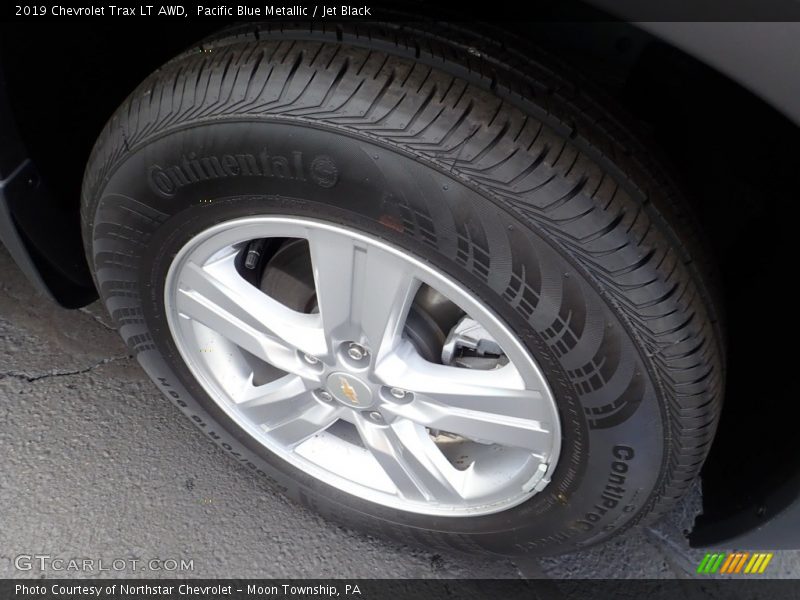 Pacific Blue Metallic / Jet Black 2019 Chevrolet Trax LT AWD
