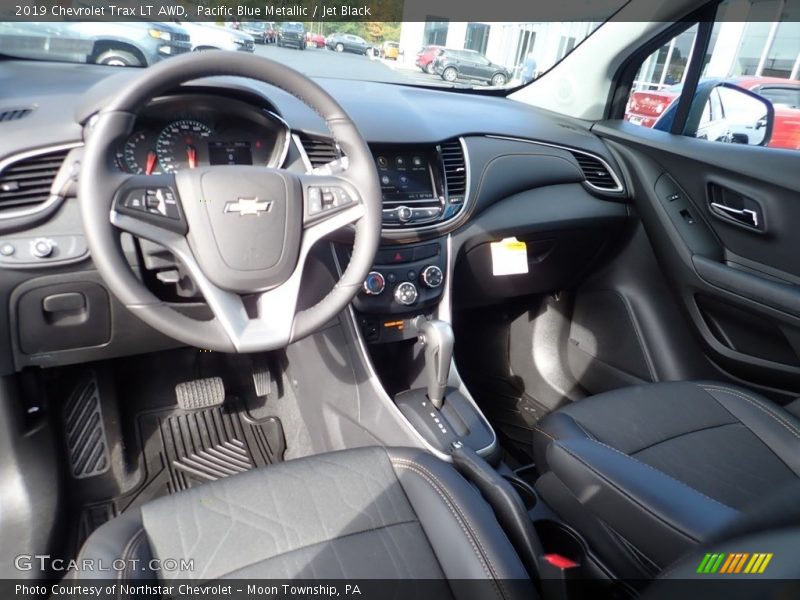 Pacific Blue Metallic / Jet Black 2019 Chevrolet Trax LT AWD