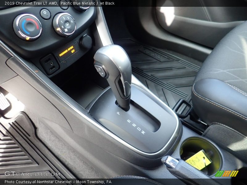 Pacific Blue Metallic / Jet Black 2019 Chevrolet Trax LT AWD