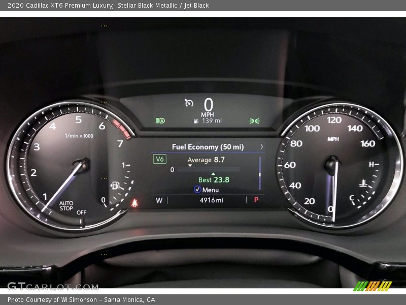  2020 XT6 Premium Luxury Premium Luxury Gauges