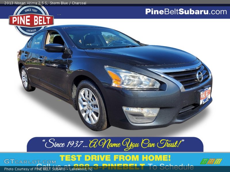 Storm Blue / Charcoal 2013 Nissan Altima 2.5 S