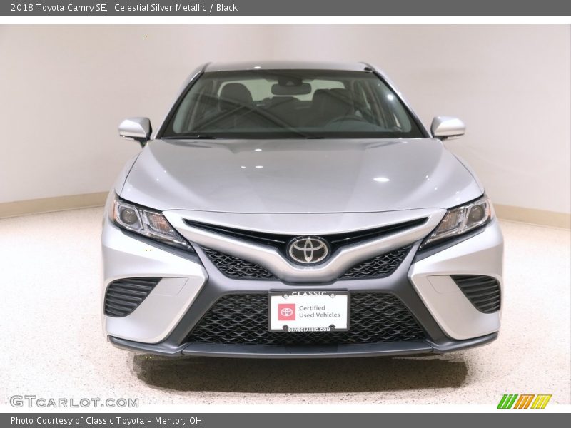 Celestial Silver Metallic / Black 2018 Toyota Camry SE