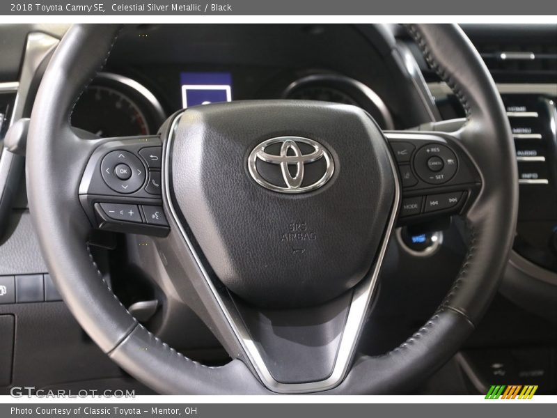 Celestial Silver Metallic / Black 2018 Toyota Camry SE