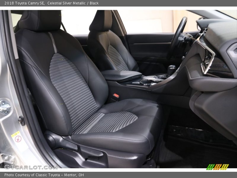 Celestial Silver Metallic / Black 2018 Toyota Camry SE