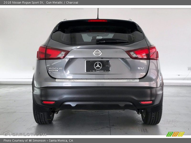 Gun Metallic / Charcoal 2018 Nissan Rogue Sport SV