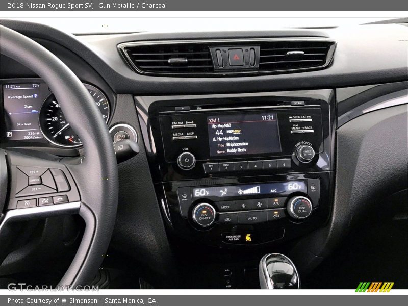 Gun Metallic / Charcoal 2018 Nissan Rogue Sport SV