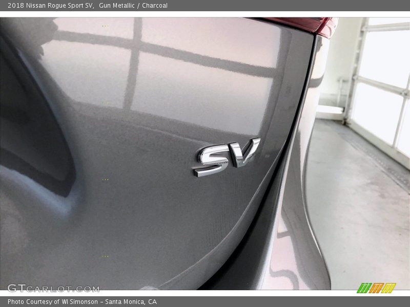Gun Metallic / Charcoal 2018 Nissan Rogue Sport SV