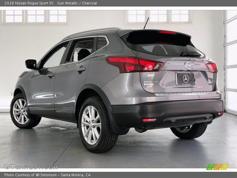 Gun Metallic / Charcoal 2018 Nissan Rogue Sport SV