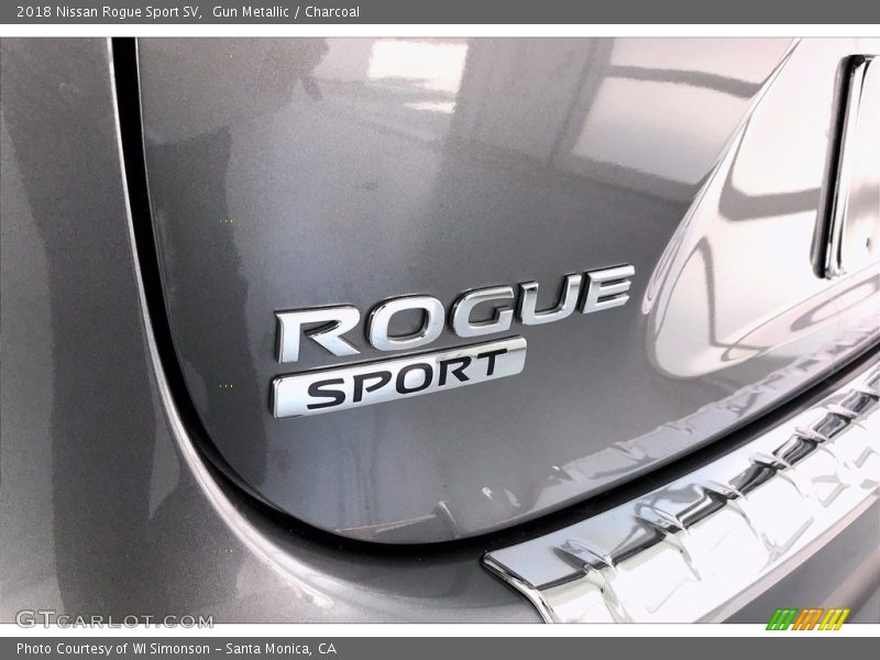 Gun Metallic / Charcoal 2018 Nissan Rogue Sport SV