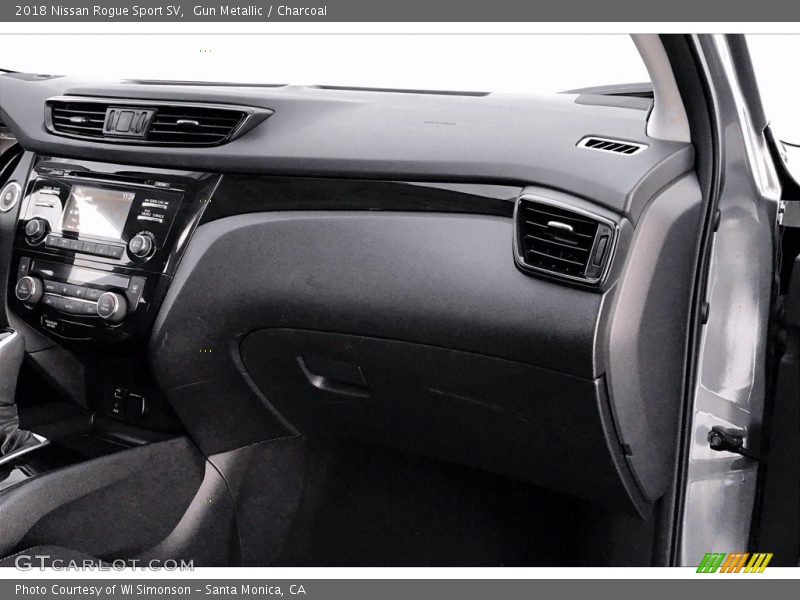 Gun Metallic / Charcoal 2018 Nissan Rogue Sport SV