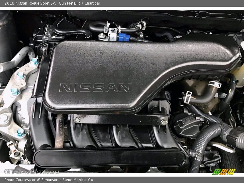 Gun Metallic / Charcoal 2018 Nissan Rogue Sport SV