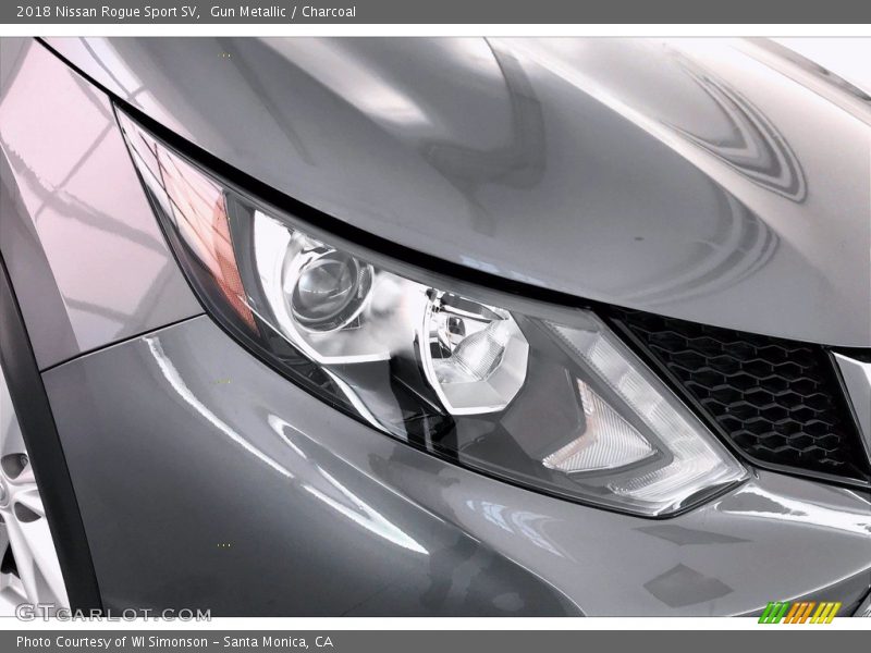 Gun Metallic / Charcoal 2018 Nissan Rogue Sport SV