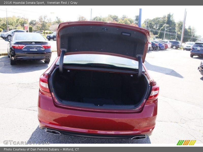 Venetian Red / Gray 2016 Hyundai Sonata Sport