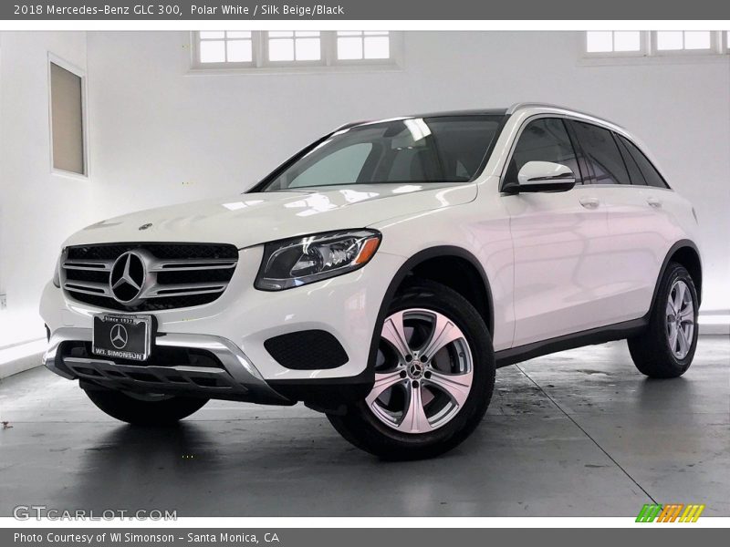 Polar White / Silk Beige/Black 2018 Mercedes-Benz GLC 300