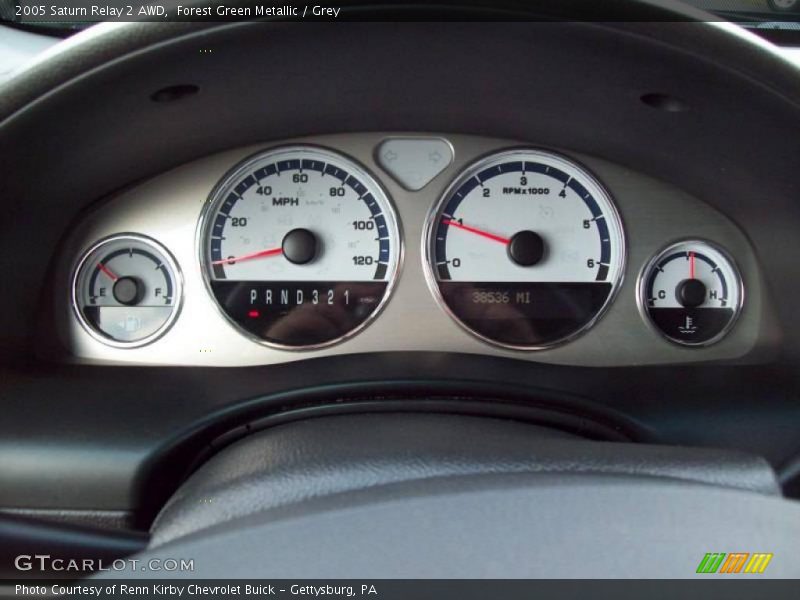 Forest Green Metallic / Grey 2005 Saturn Relay 2 AWD