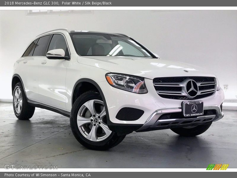 Polar White / Silk Beige/Black 2018 Mercedes-Benz GLC 300