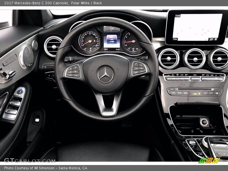 Polar White / Black 2017 Mercedes-Benz C 300 Cabriolet