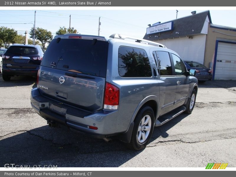 Lakeshore Slate Blue / Almond 2012 Nissan Armada SV 4WD