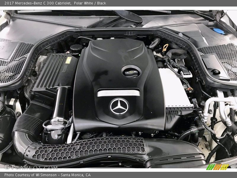 Polar White / Black 2017 Mercedes-Benz C 300 Cabriolet