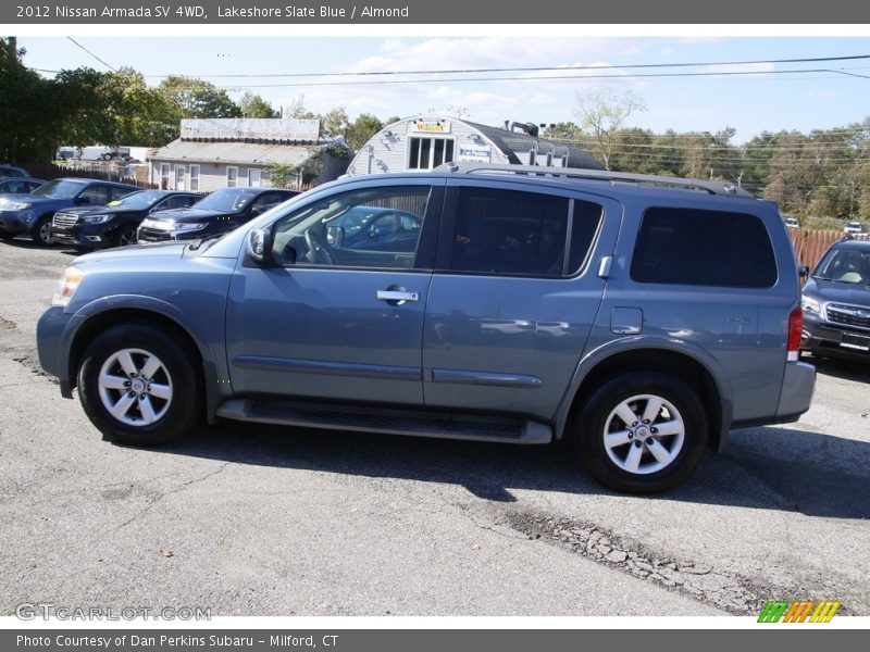 Lakeshore Slate Blue / Almond 2012 Nissan Armada SV 4WD