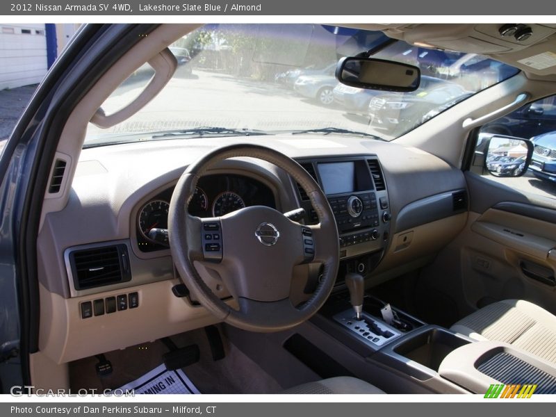 Lakeshore Slate Blue / Almond 2012 Nissan Armada SV 4WD