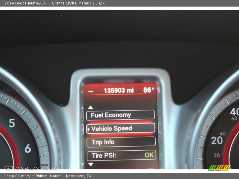 Granite Crystal Metallic / Black 2014 Dodge Journey SXT