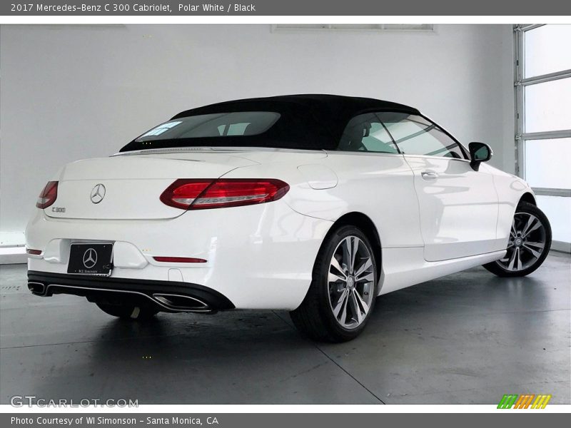 Polar White / Black 2017 Mercedes-Benz C 300 Cabriolet