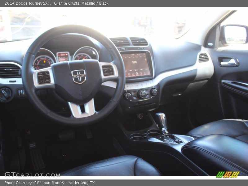 Granite Crystal Metallic / Black 2014 Dodge Journey SXT