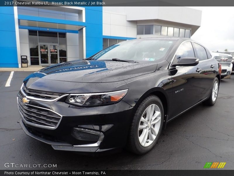 Mosaic Black Metallic / Jet Black 2017 Chevrolet Malibu LT