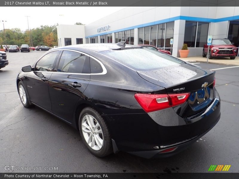 Mosaic Black Metallic / Jet Black 2017 Chevrolet Malibu LT