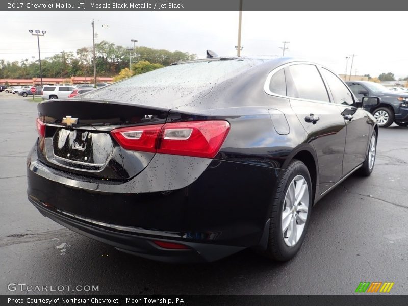 Mosaic Black Metallic / Jet Black 2017 Chevrolet Malibu LT