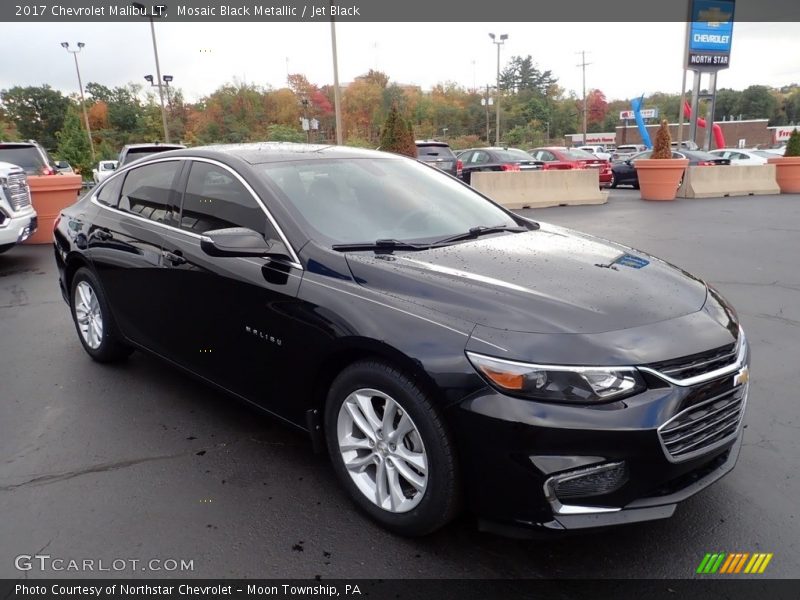 Mosaic Black Metallic / Jet Black 2017 Chevrolet Malibu LT